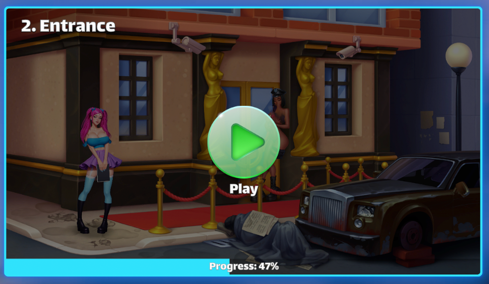 Rénovation de la villa dans Kinky Cats