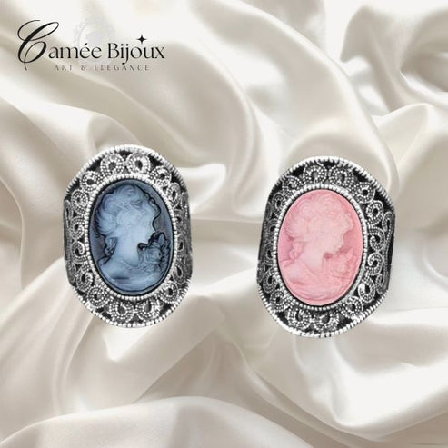 Bague camée colorée pour une touche originale et personnelle