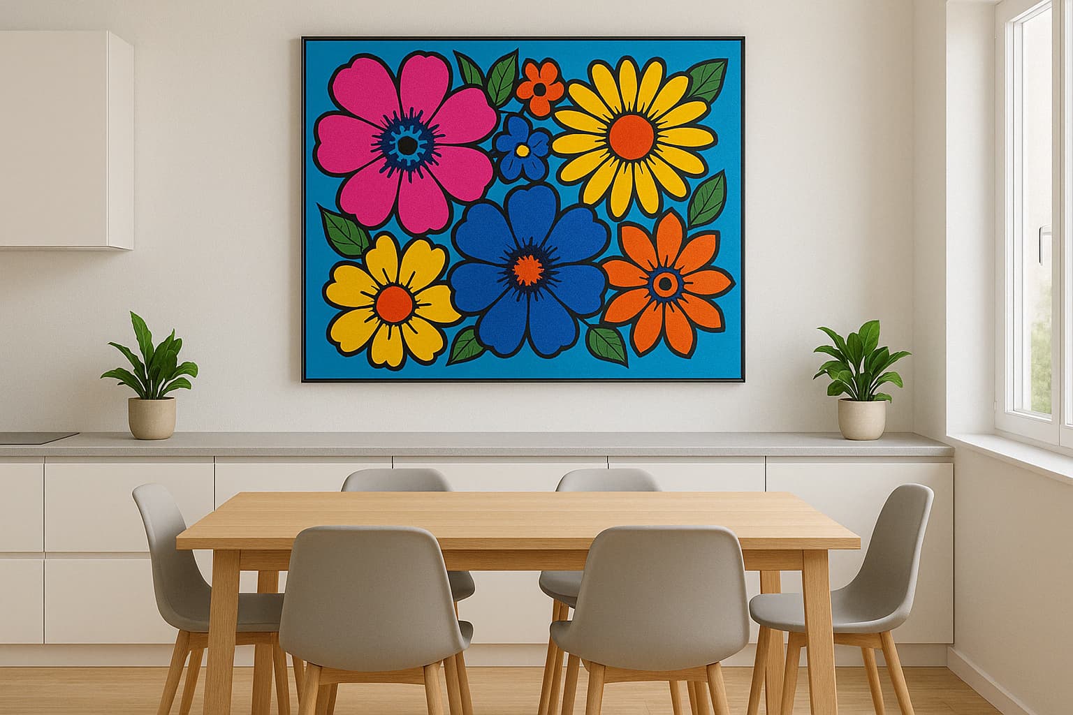 Comment choisir une œuvre florale qui s'harmonise parfaitement avec votre espace