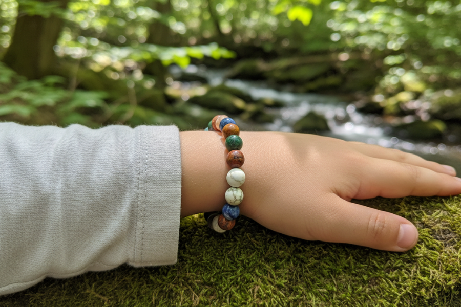 bracelet de pierres pour enfant hyperactif