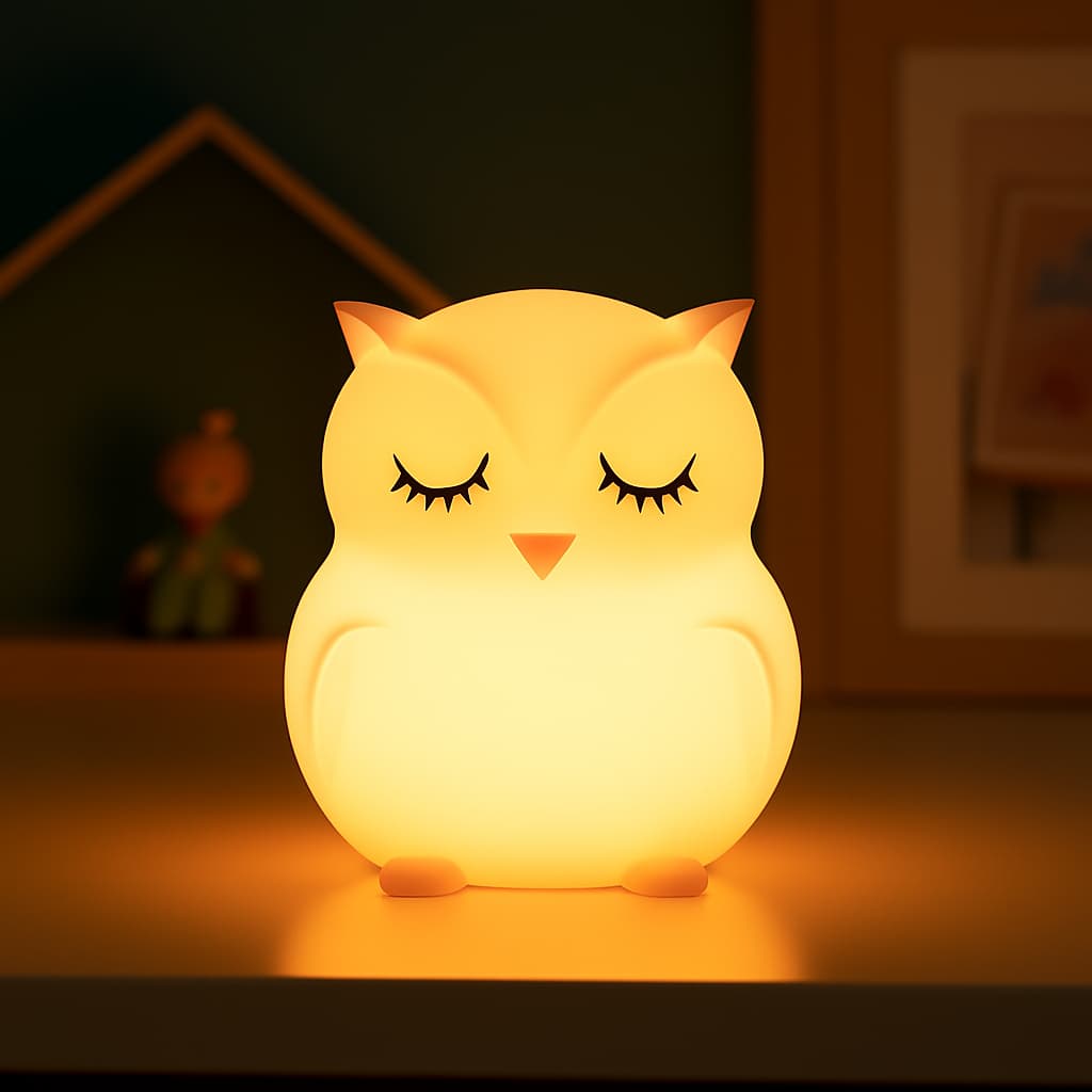 Veilleuse hibou pour chambre de bébé