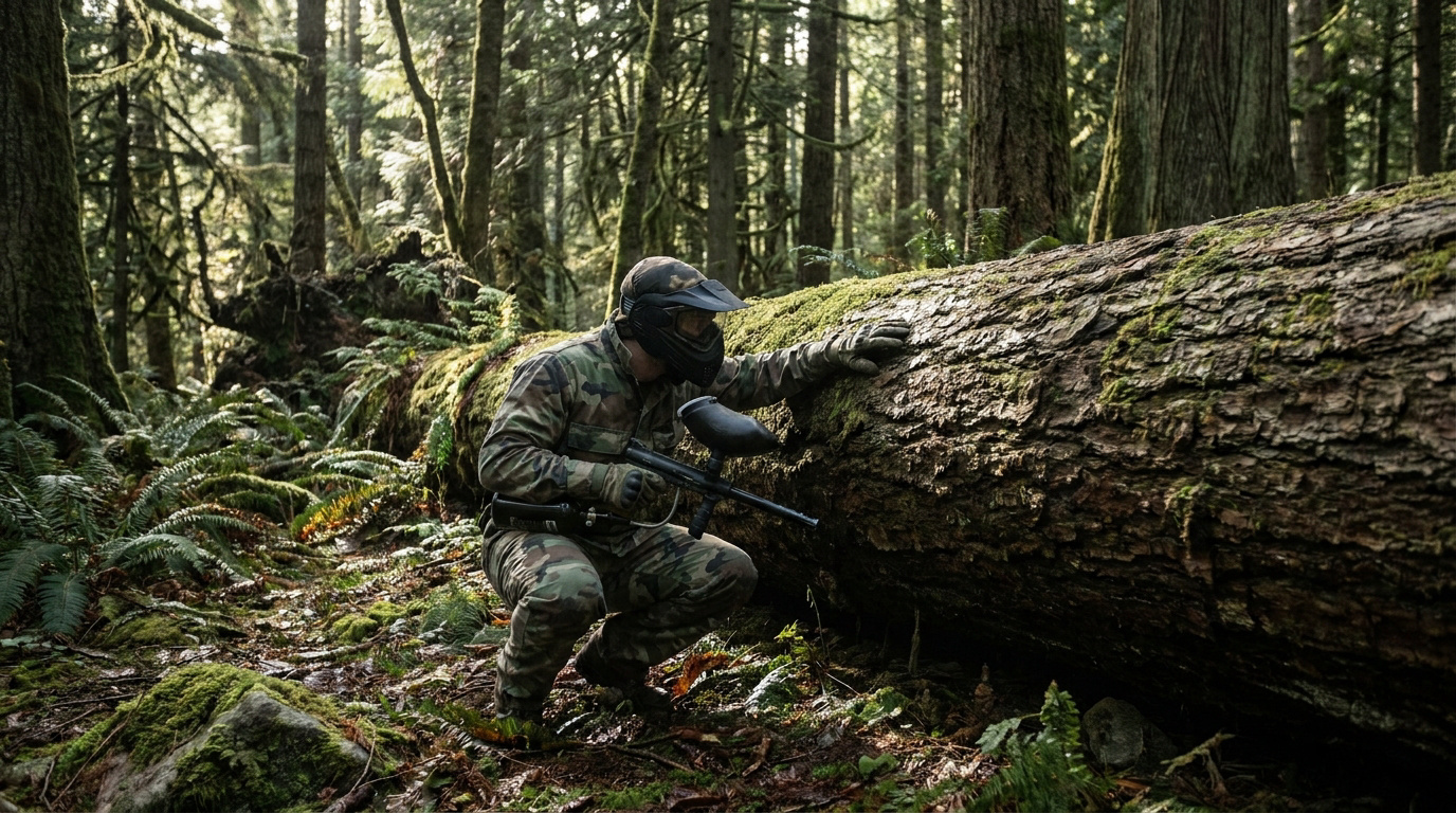 Paintball en forêt