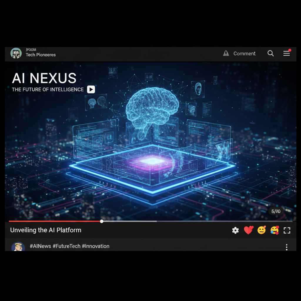 Interface d'une plateforme de génération visuelle affichant un résultat de transformation