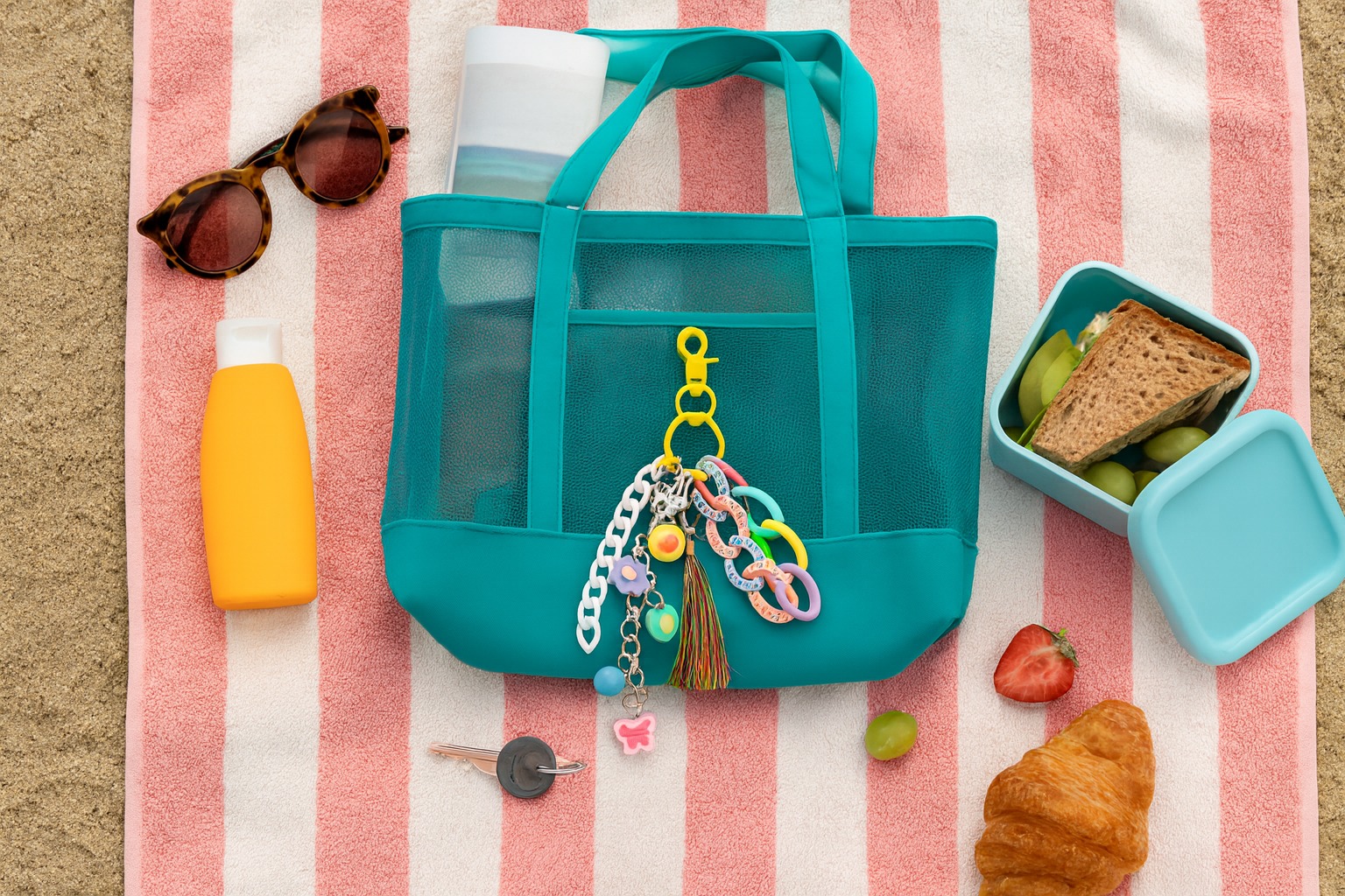 sac et accessoires de plage pratiques et tendance