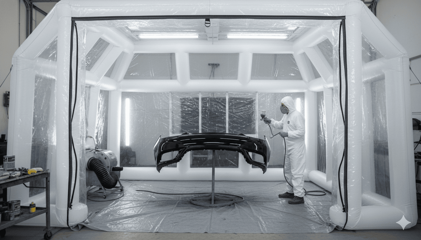 peindre un pare-choc sans imperfection