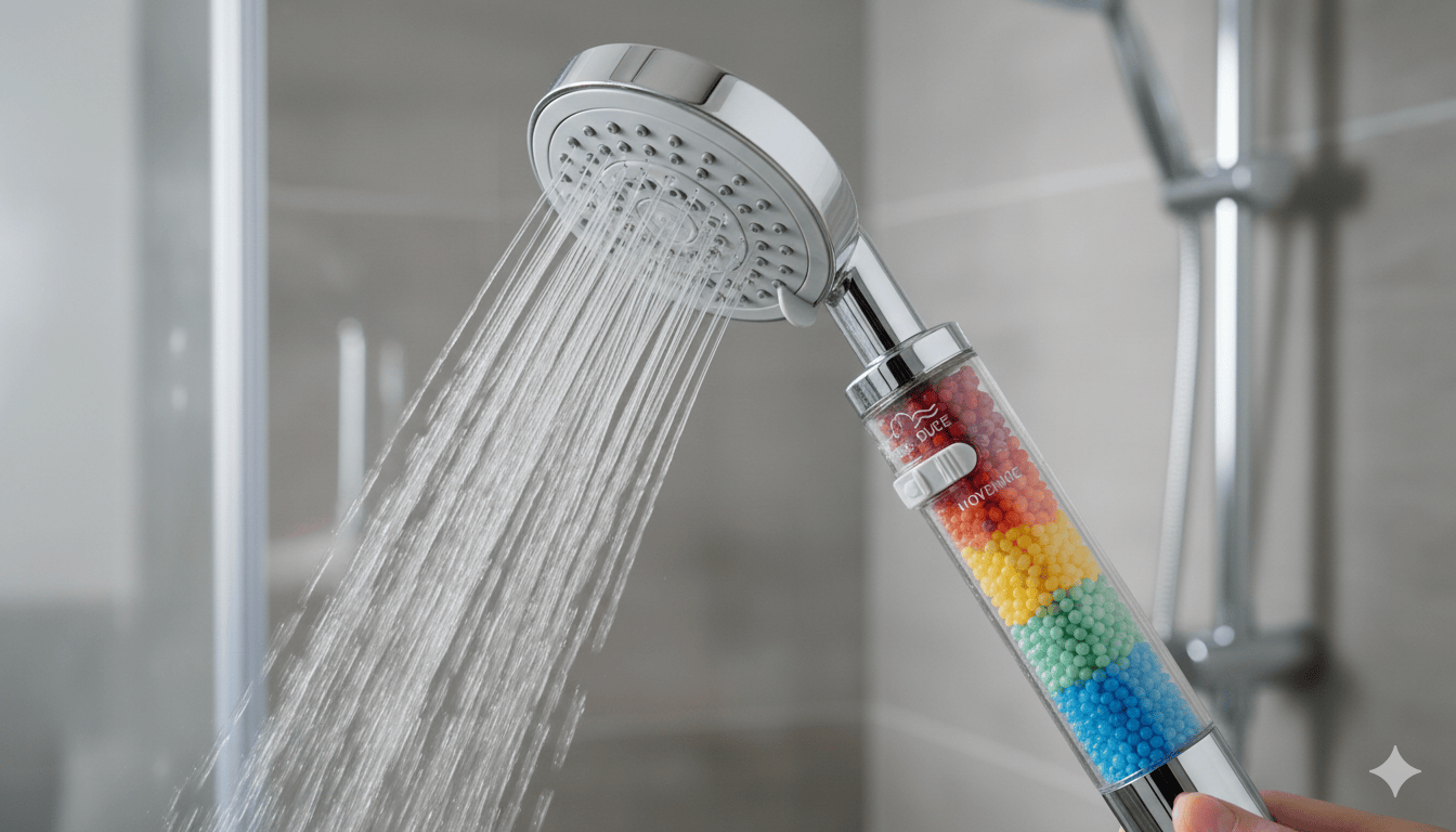 types de pommeau de douche anti calcaire